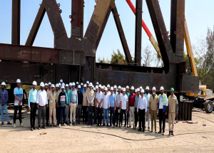 NHSRCL organised a knowledge sharing workshops for Indian Railway artisan staff in collaboration with Western Railways & Central Railways at a steel fabrication workshop in Vapi, Gujarat
